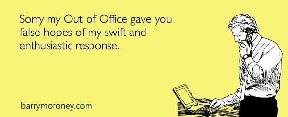 email out of office response
