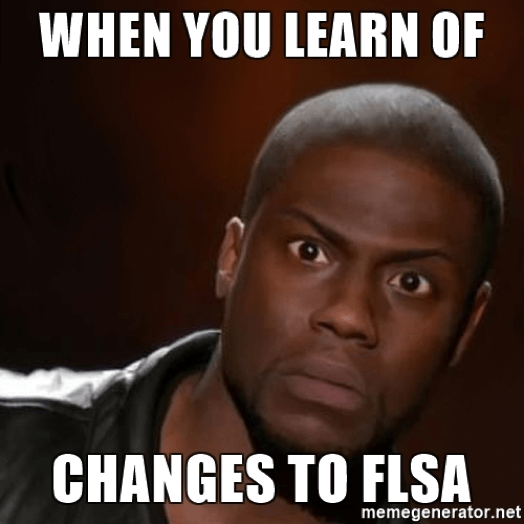 when i learn of changes to flsa