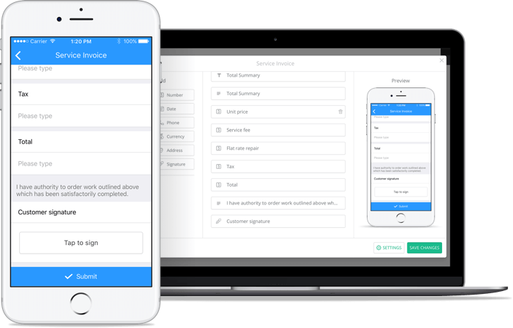 mobile invoice