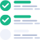 checklist and task completion