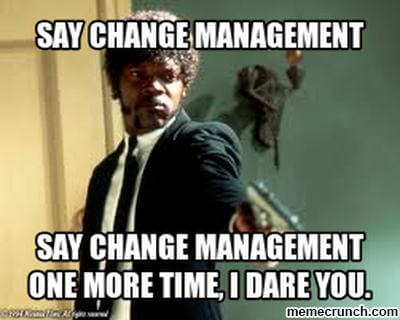 change management meme