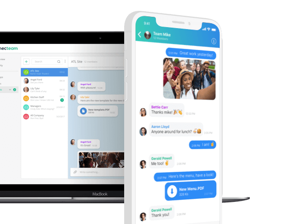 employee communications chat app