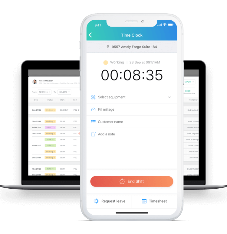 free time clock app for multiple employees