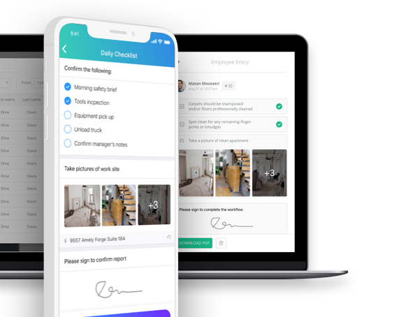 employee checklist and training app