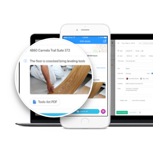 employee scheduling app - shifts and jobs information