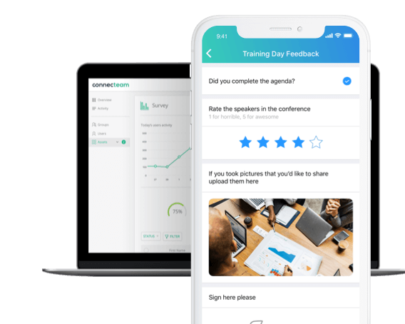 surveys communication employees app