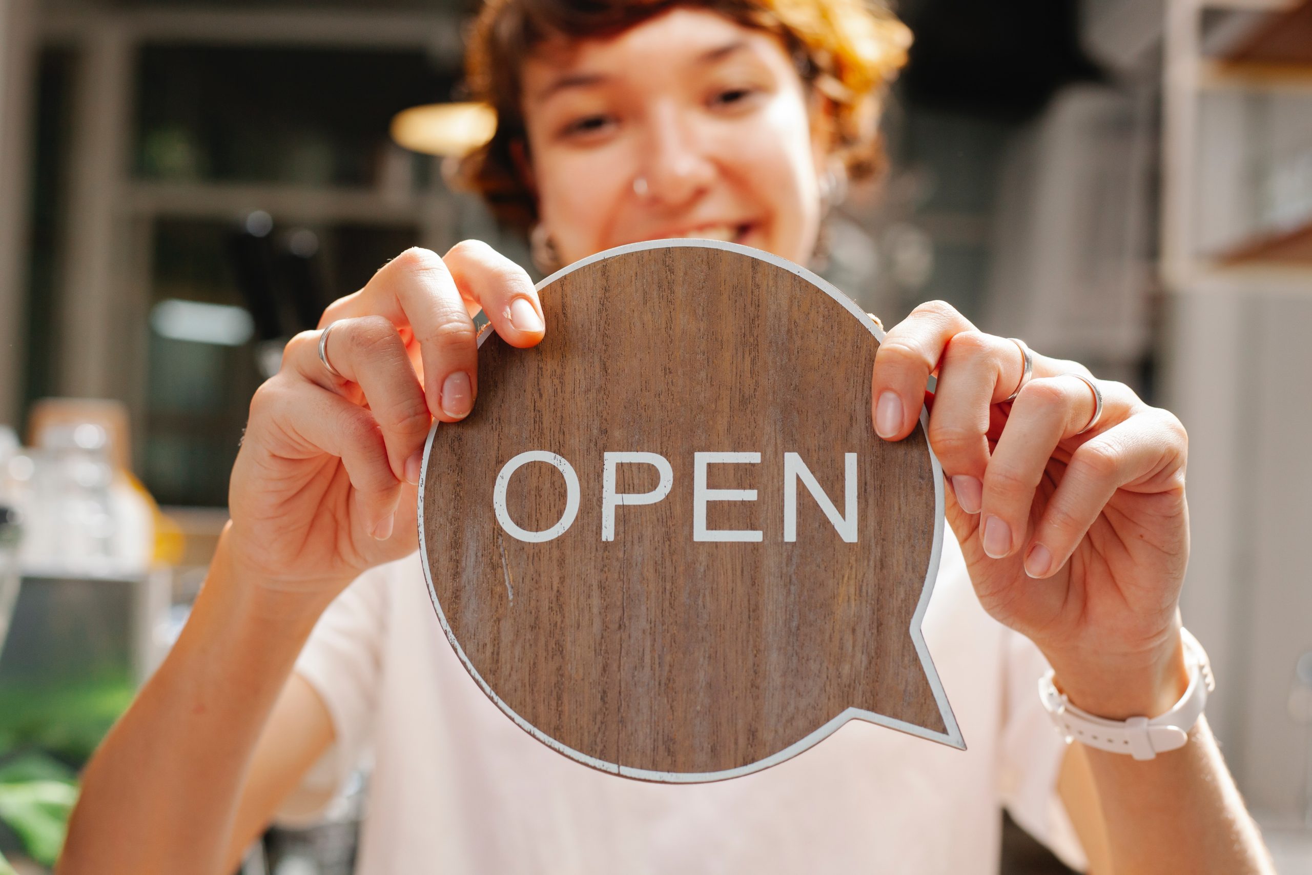 Small Business Tools Open Sign