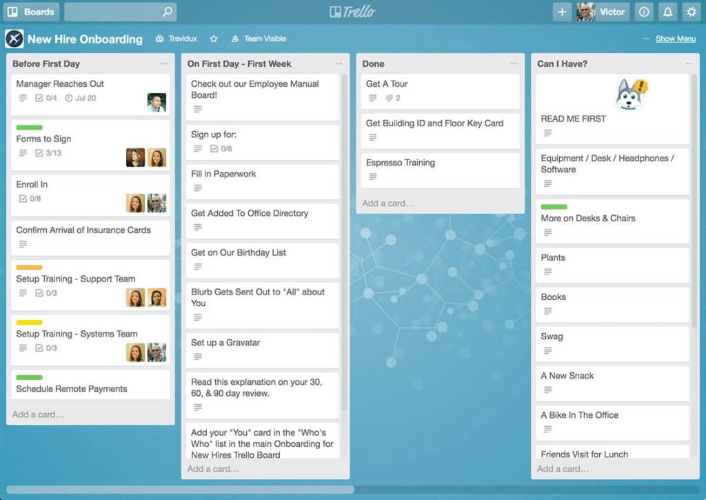 trello project management software