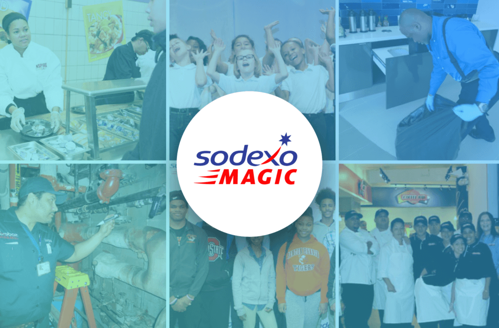 SodexoMAGIC collage of employees