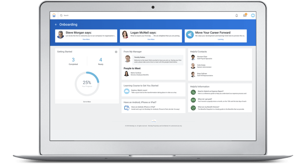 Workday employee software