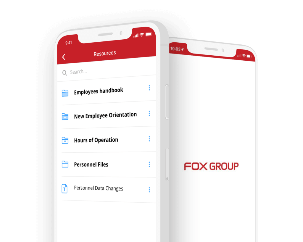 FOX group branded app
