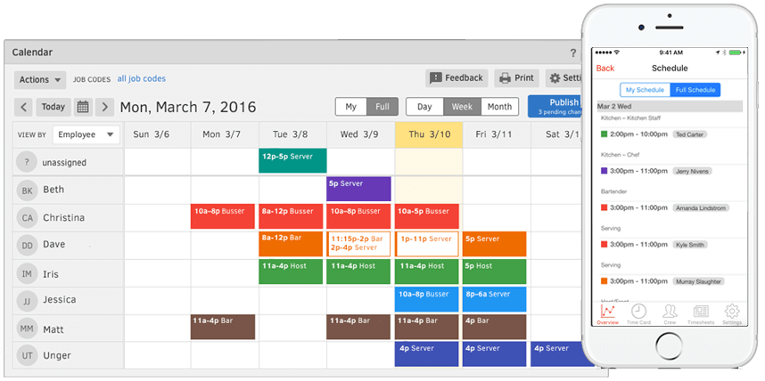 TSheets planning