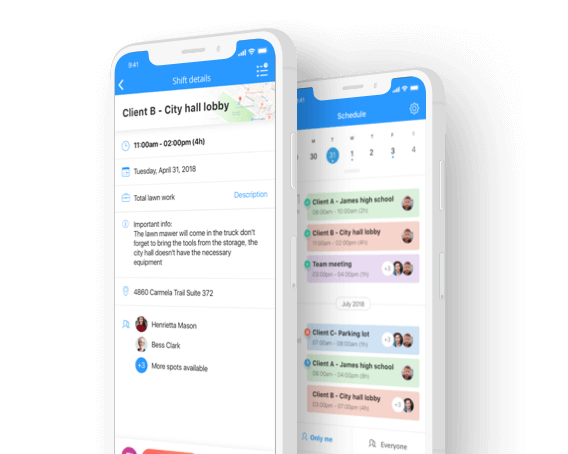 Lawn care scheduling software