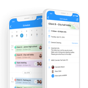 shift scheduling Connecteam employee app