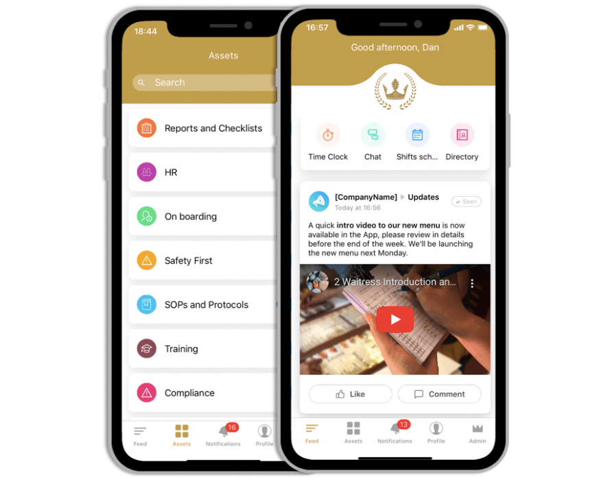 Connecteam's hospitality app