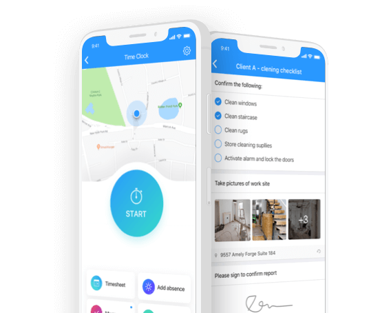 employee scheduling app checklists