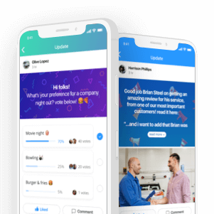 employee communication app updates