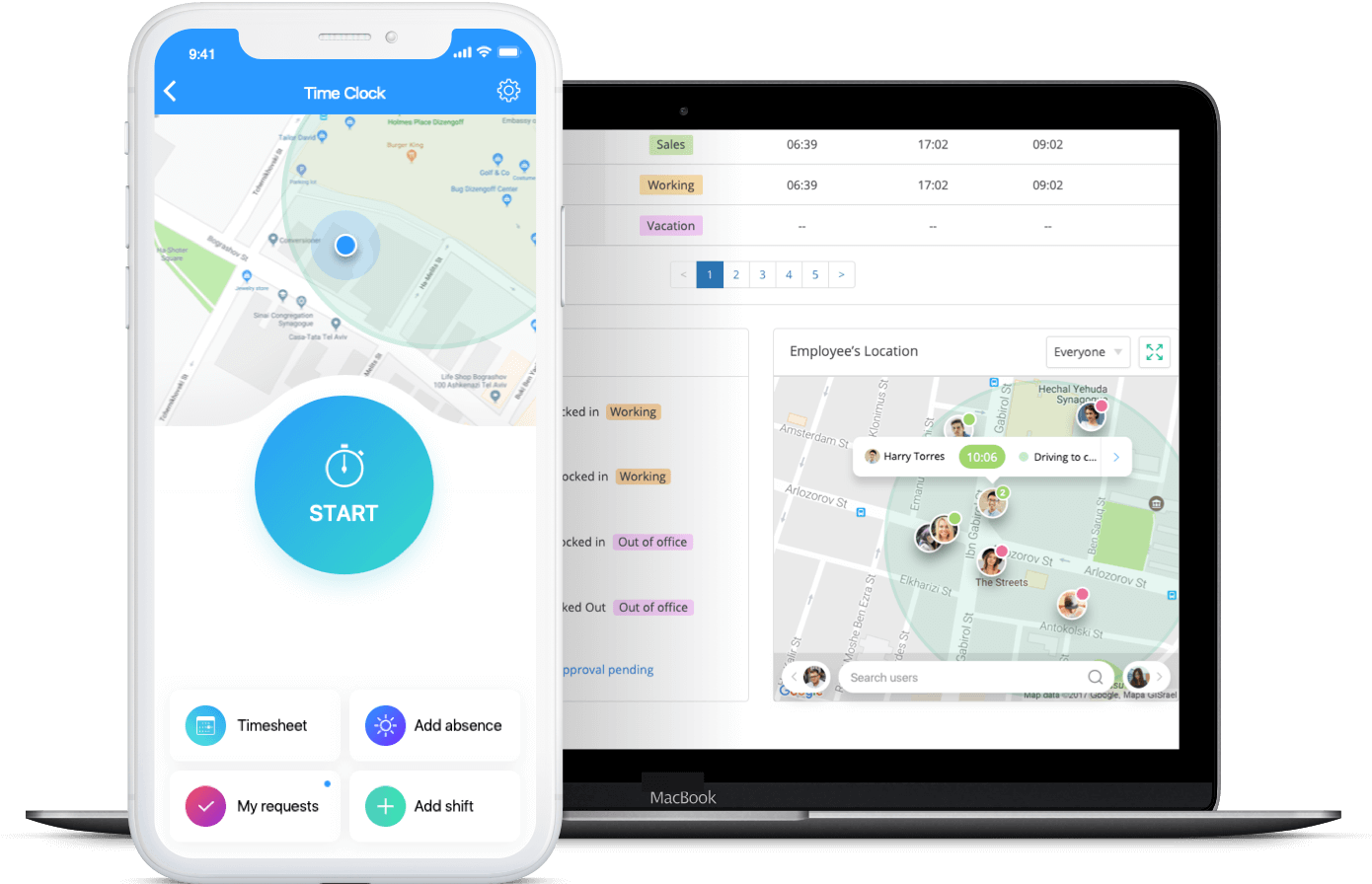 Geofencing Employee Tracking | Start for free | Connecteam