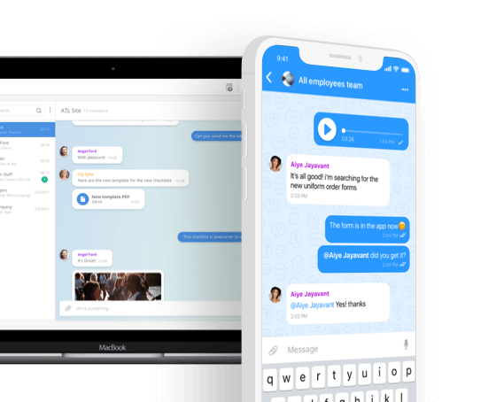 employee communication app chat