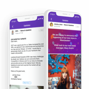 employee communications app