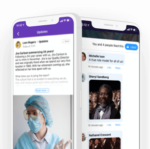 employee communication recognition app