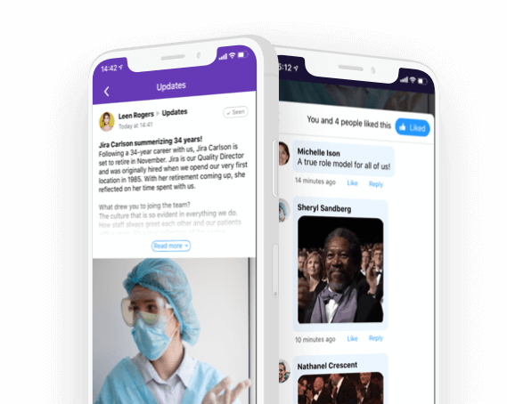 employee communication recognition app