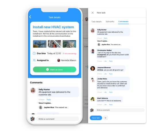 manage all tasks app