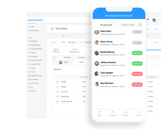 Absences and Paid Time Off app