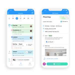 employee schedule app