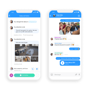 employee communication and scheduling app