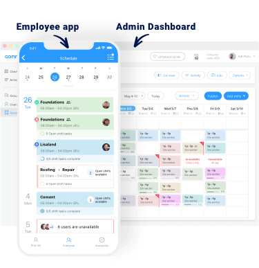 employee scheduling app by Connecteam