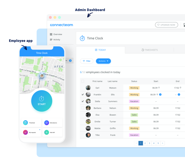 Top 14 Time Card Apps for Mobile Teams Connecteam