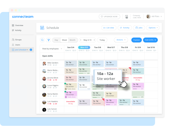 Free scheduling and dispatching App