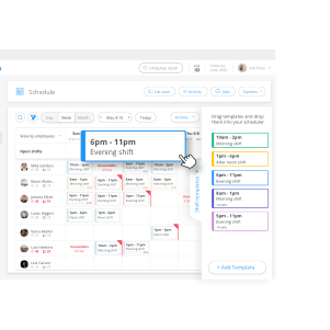 employee scheduling templates application
