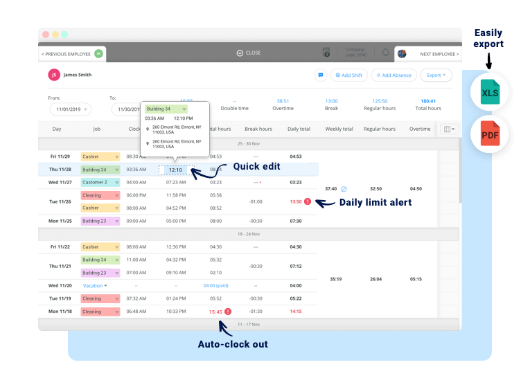 Timesheets and payroll made simple