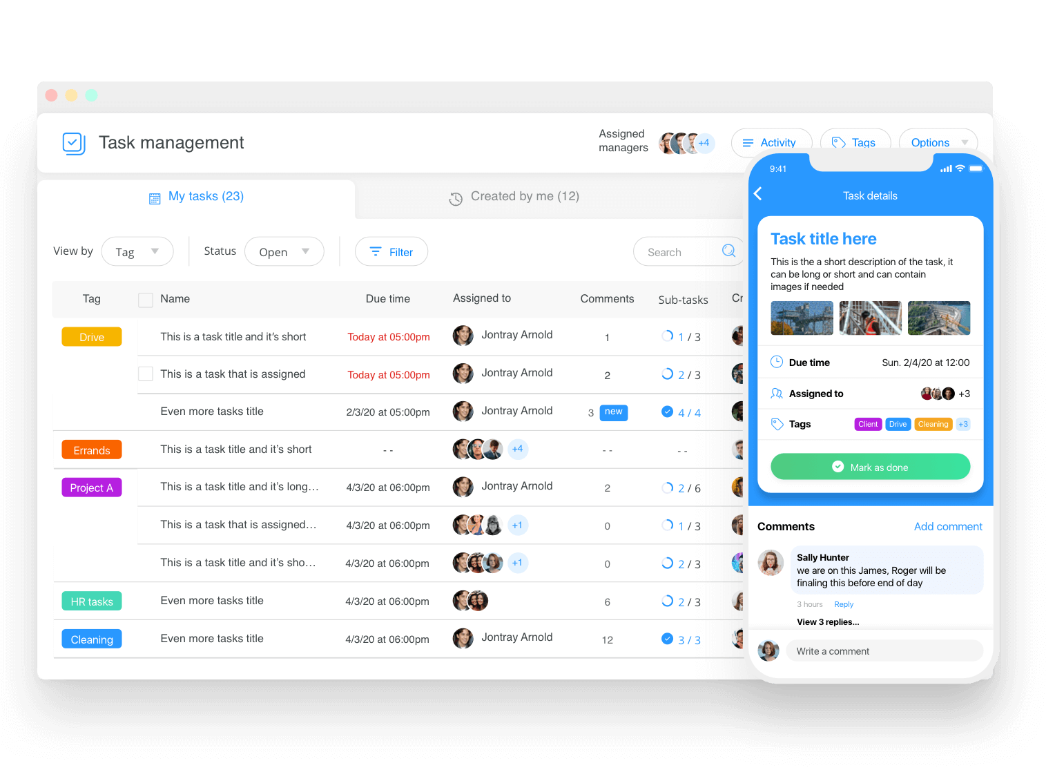 task management app employee