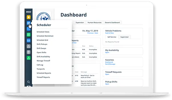 ESO tool dashboard screenshot