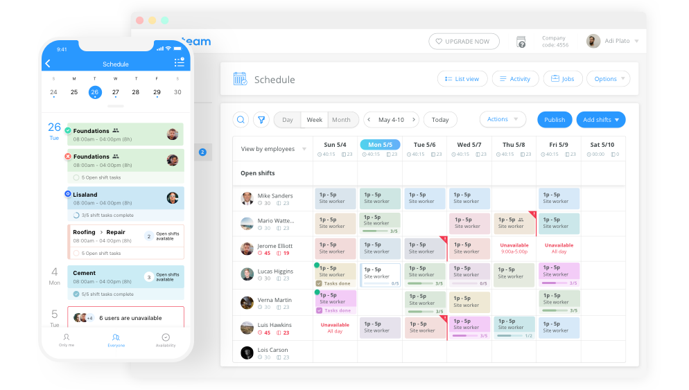 Staff Scheduling App Microsoft