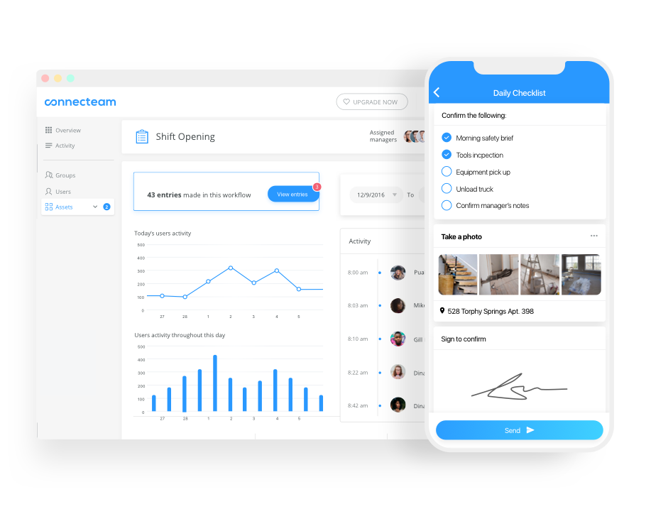 task management analytics app