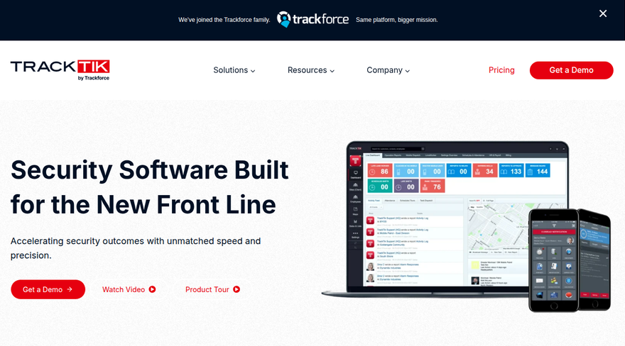 TrackTik&rsquo;s security guard management software lets you schedule guards across locations.