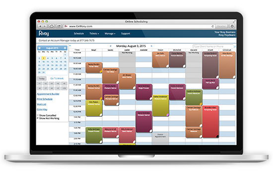 Rosy spa management software
