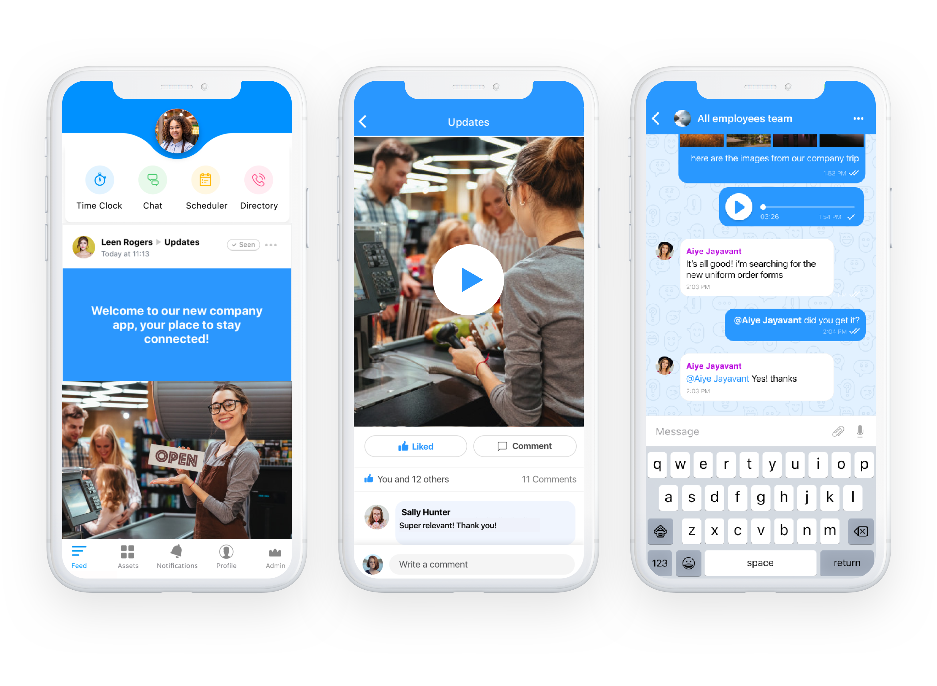 retail team communication app