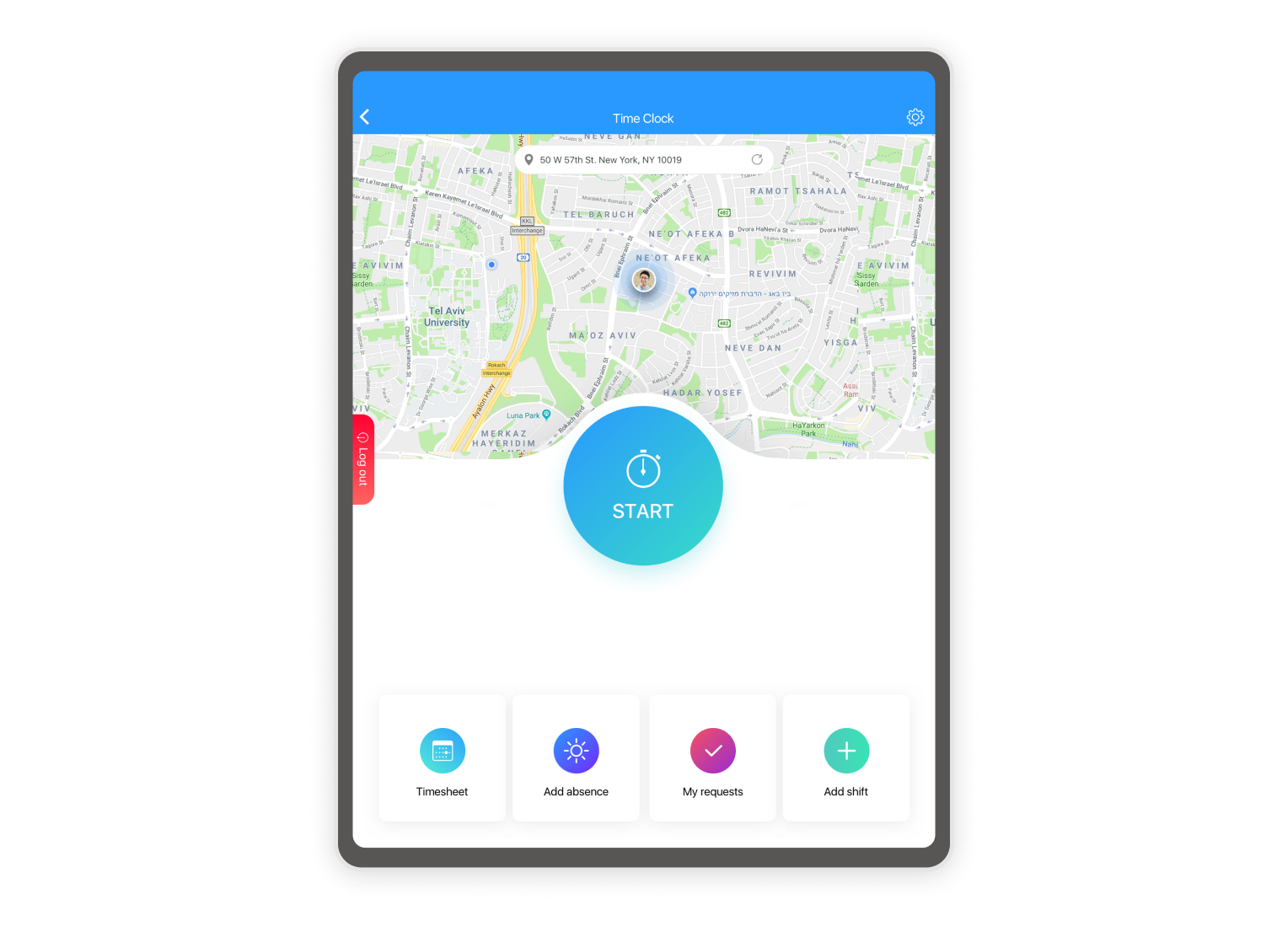 kiosk time tracking and geofencing software
