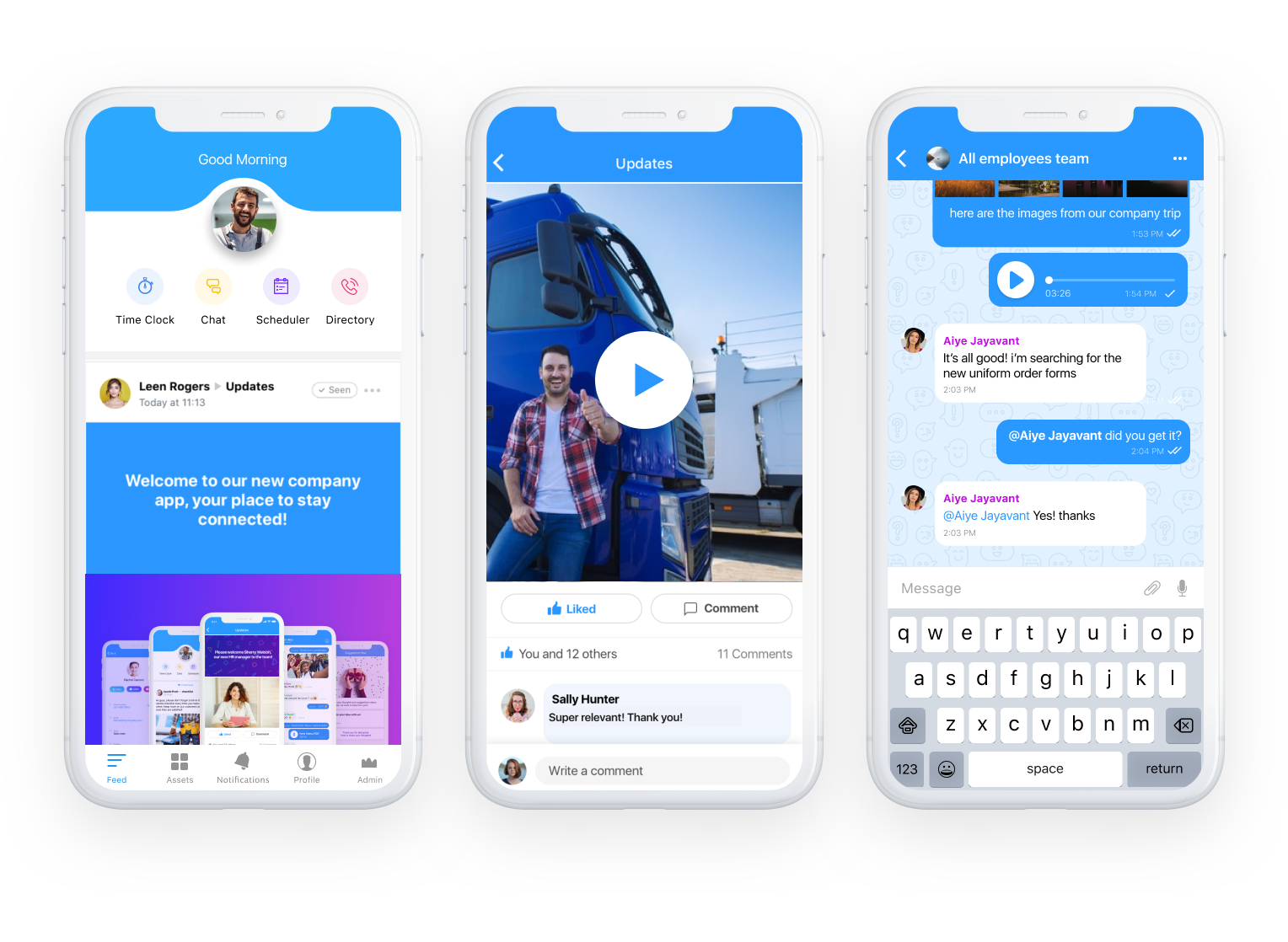 communication app for logistics management