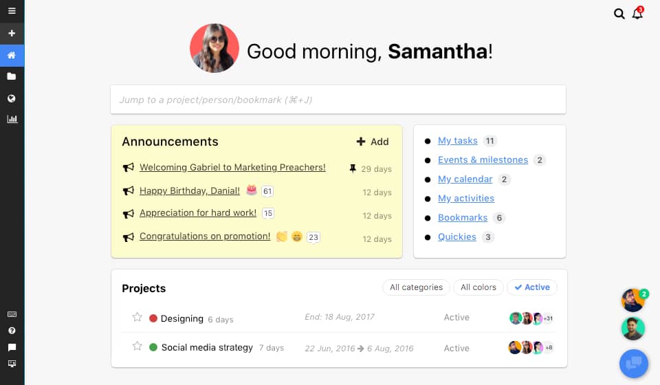 ProofHub employee time tracking software