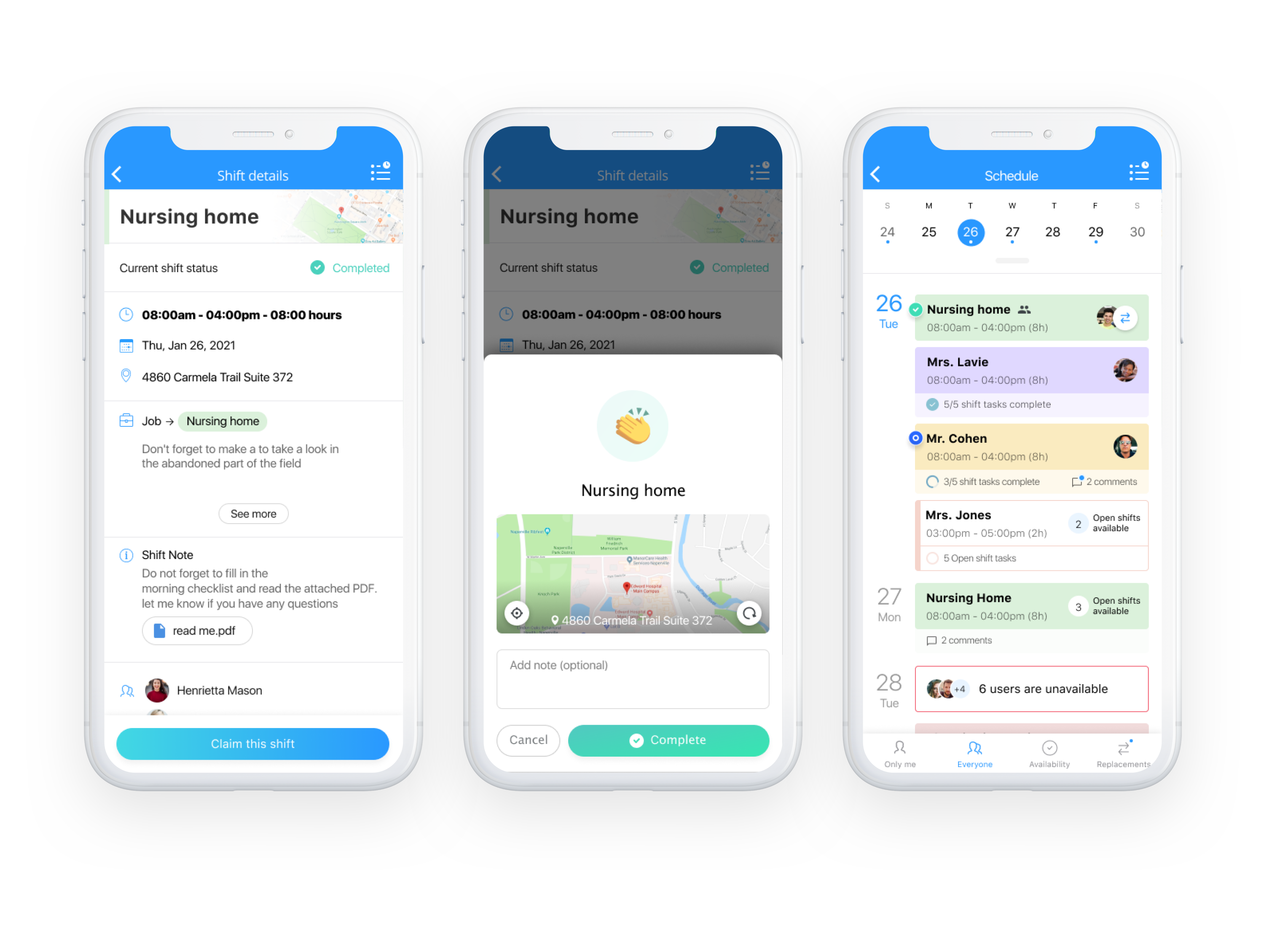 Best Home Care App For Your Medical Team | Connecteam