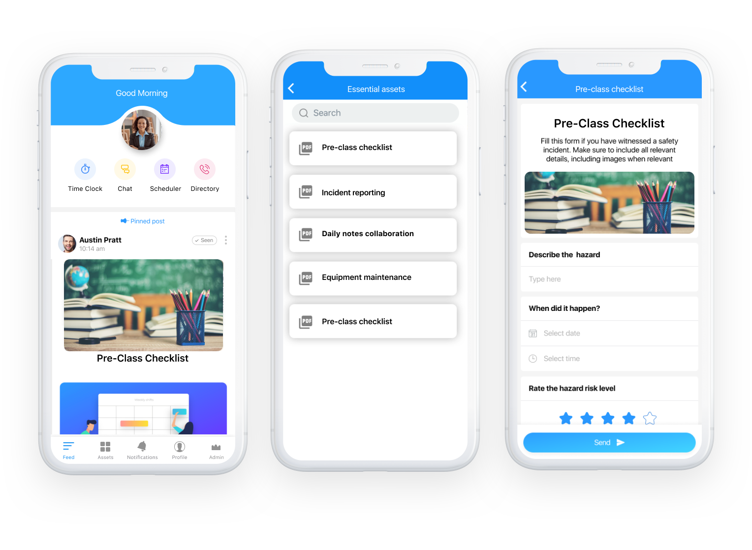 Checklists and Forms app for education employees
