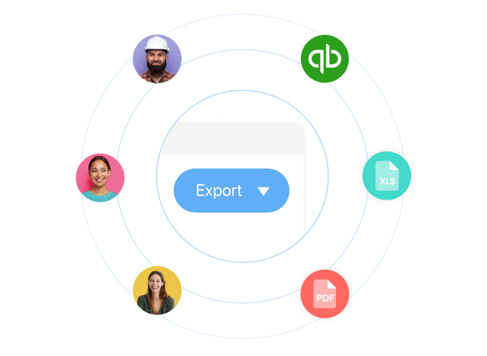 employees timesheets to payroll software
