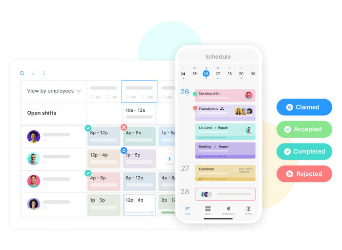 Employee Scheduling app with Real-Time Updates