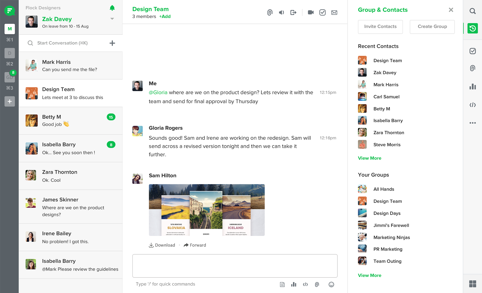 Top 17 Work & Business Group Chat Apps [Jan '22] | Connecteam